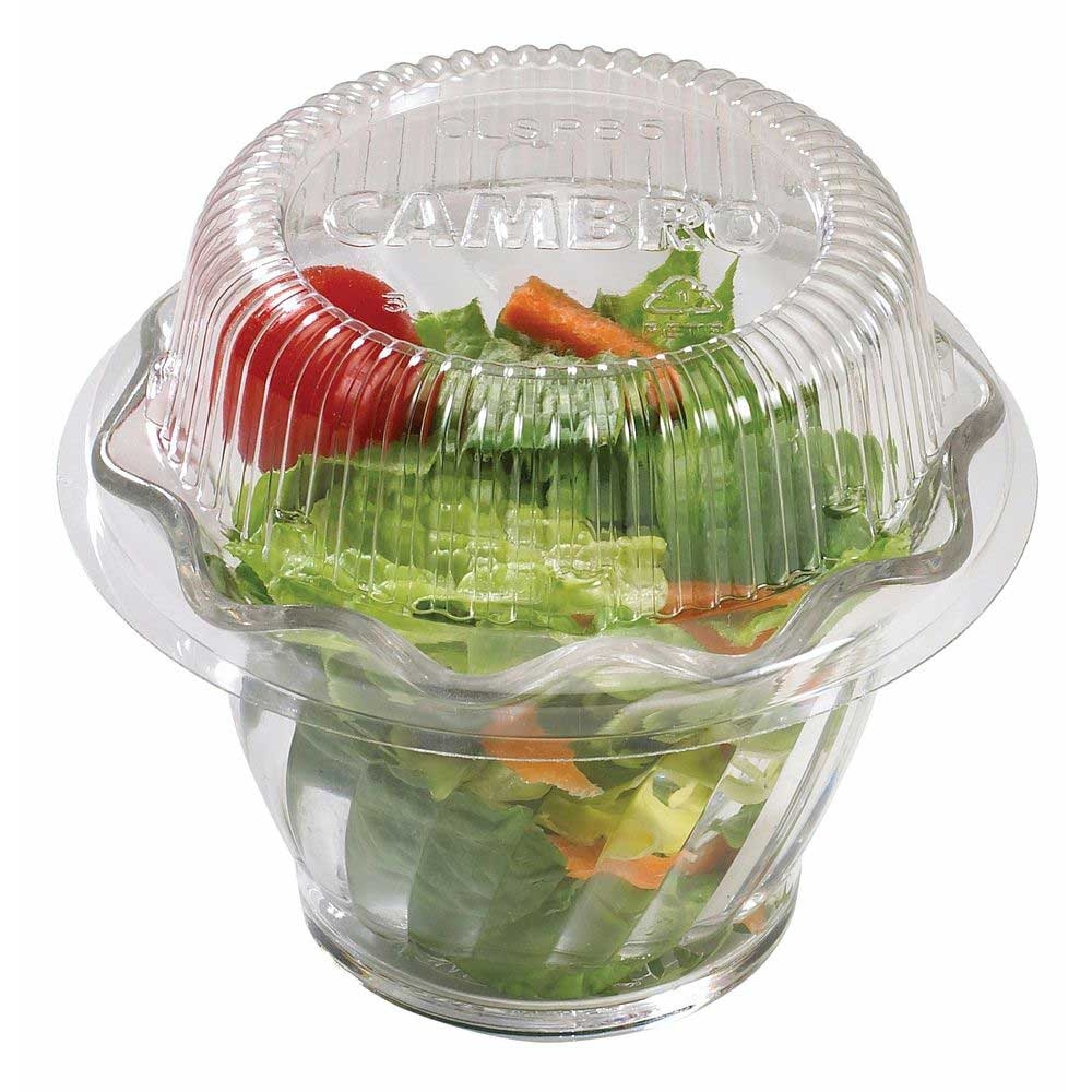 Cambro Clear Disposable CamLids for 5 Ounce Swirl Bowl -- 1000 per case
