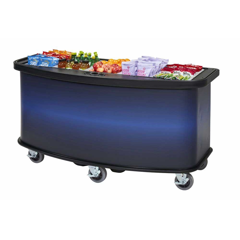 Cambro Blue Wrap Base Unit for Vending Cart, 75 x 33 1/2 x 38 3/4 inch