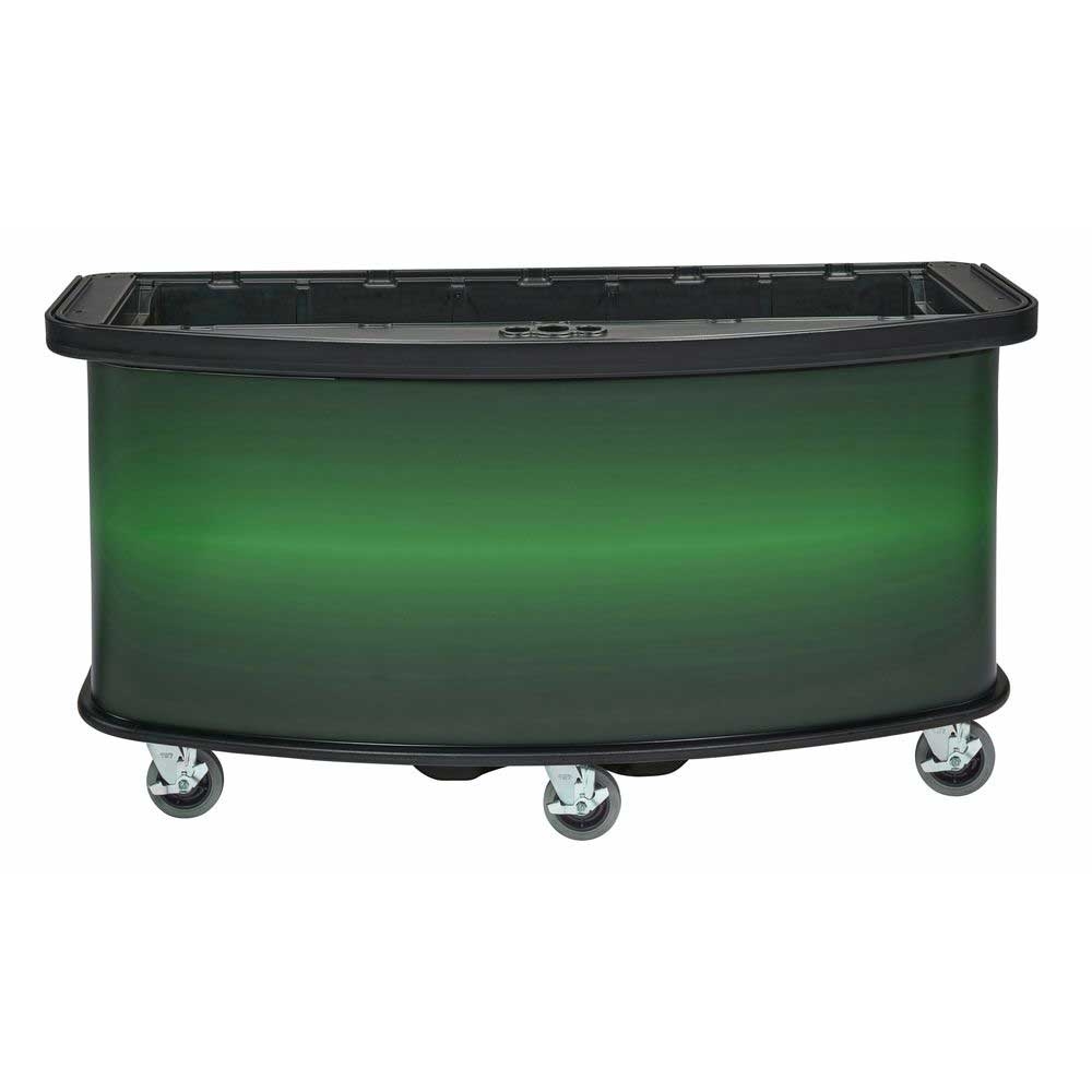 Cambro Green Wrap Base Unit for Vending Cart, 75 x 33 1/2 x 38 3/4 inch