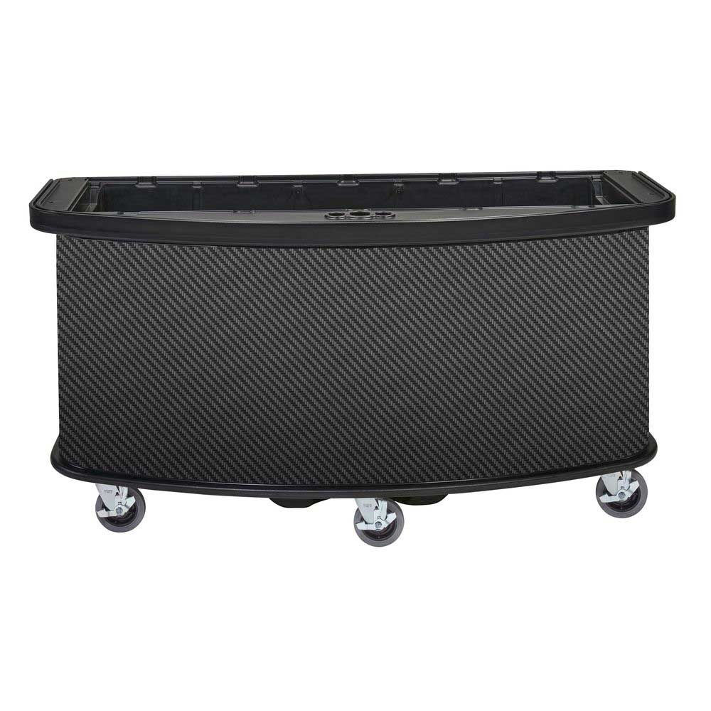 Cambro Carbon Fiber Wrap Base Unit for Vending Cart, 75 x 33 1/2 x 38 3/4 inch
