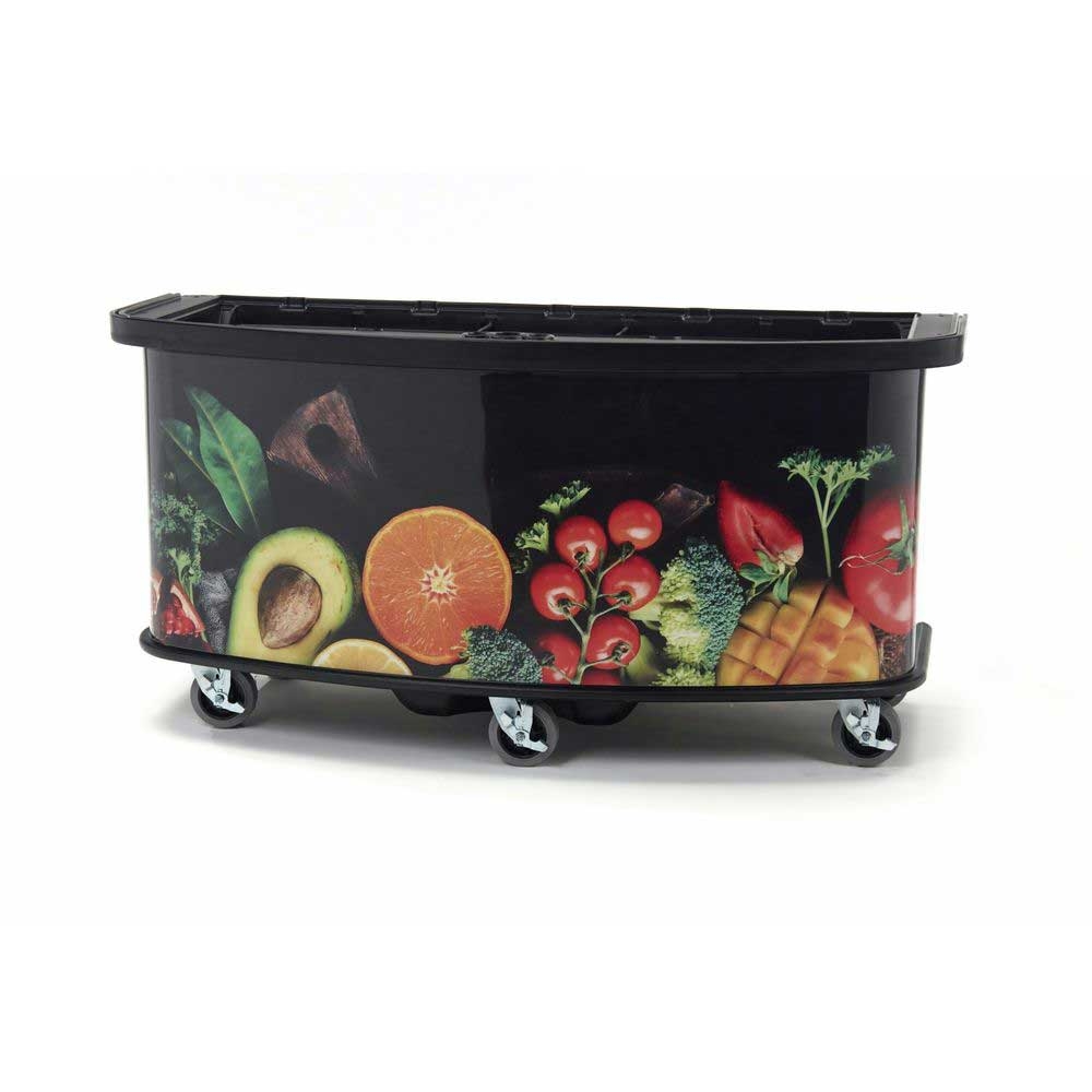 Cambro Fruit and Veg Wrap Base Unit for Vending Cart, 75 x 33 1/2 x 38 3/4 inch