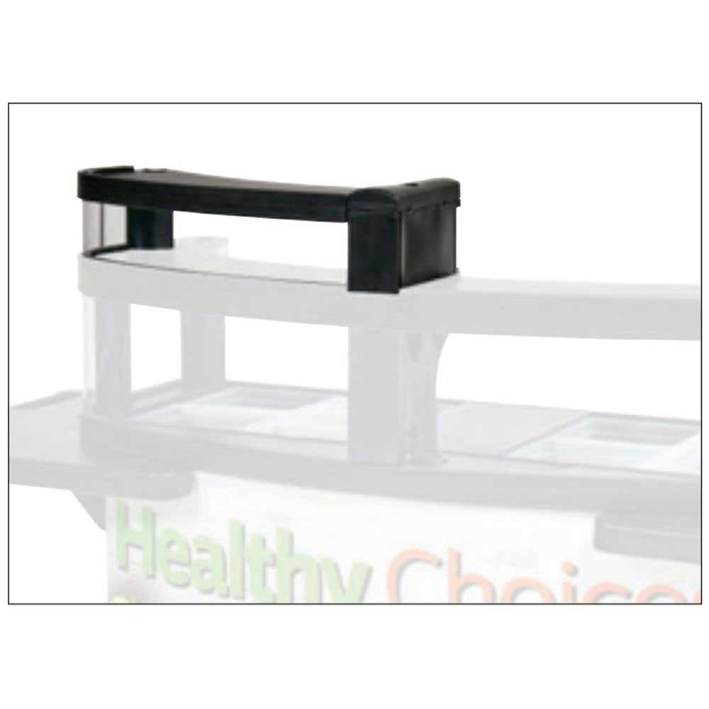 Cambro Black Tall Optional Merchandising Display for Vending Cart, 12 inch