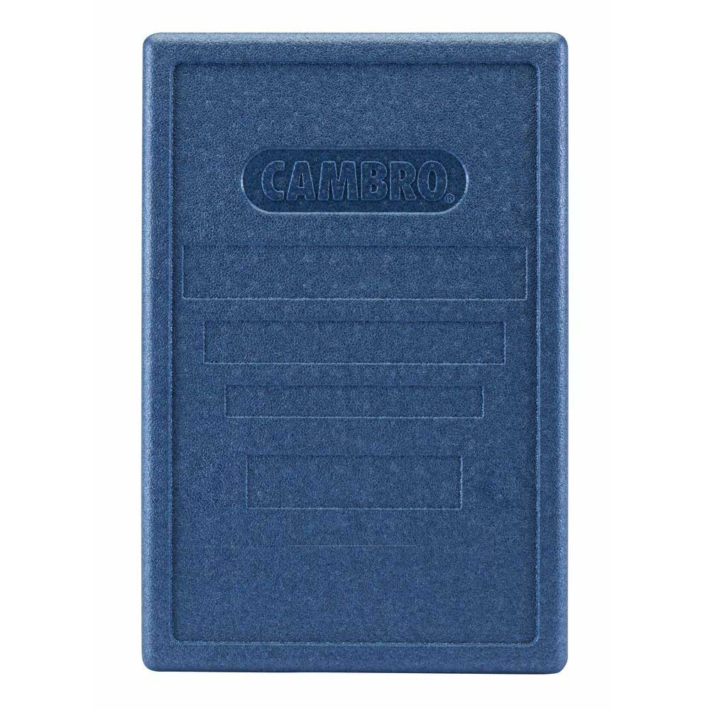 Cambro Blue Lid for Cam GoBox Insulated Top Loading Food Pan Carrier, 23.6 x 15.7 x 1.3 inch