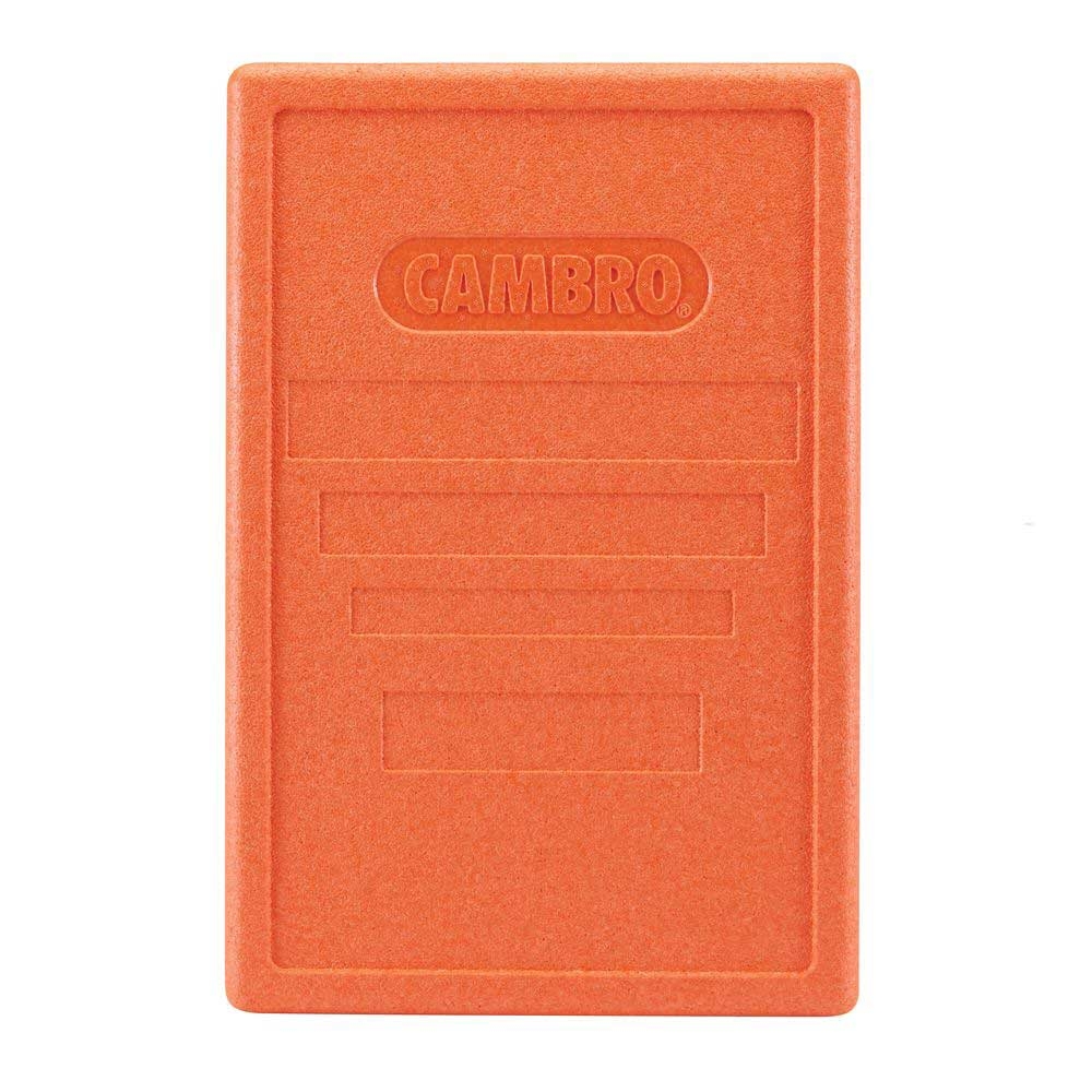 Cambro Orange Lid for Cam GoBox Insulated Top Loading Food Pan Carrier, 23.6 x 15.7 x 1.3 inch