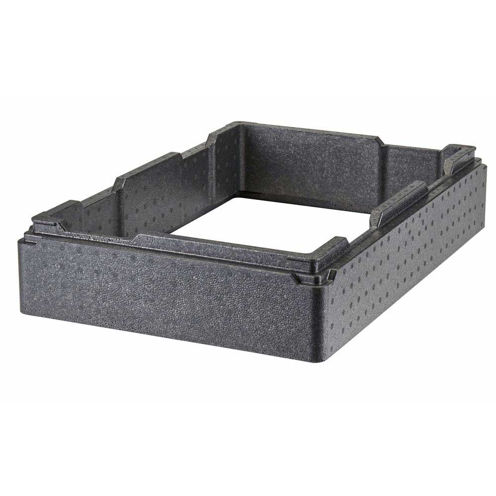 Cambro Black 4 inch Extender for Cam GoBox Insulated Top Loading Carrier, 15.7 x 23.6 x 3.9 inch