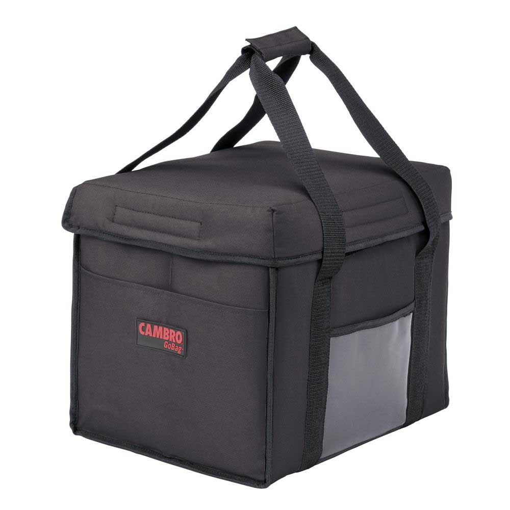 Cambro GoBag Black insulated Sandwich Delivery Bag, 15 x 12 x 12 inch -- 4 per case