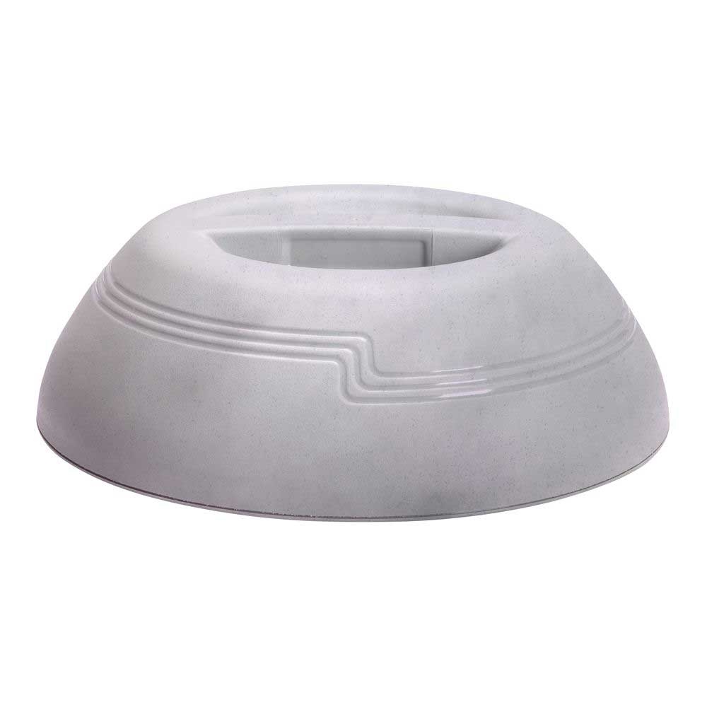 Cambro Shoreline Collection Speckled Gray Entree System Low Profile Insulated Dome Cover Only, 9 inch Plate Capacity -- 12 per case