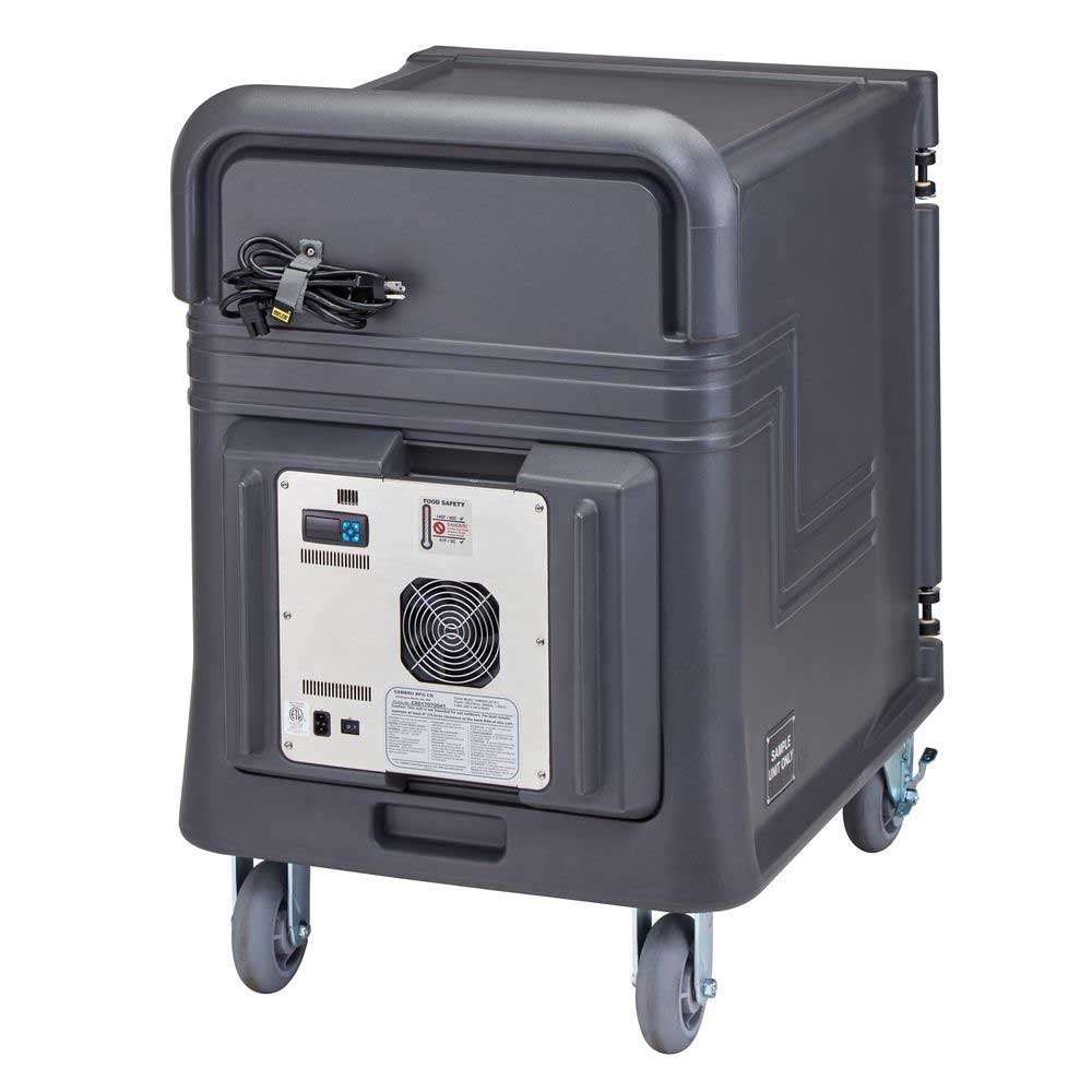 Cambro Pro Cart Ultra Charcoal Gray Low 110 Volt Electric Cold Food Holding and Transport Cabinet, 28 x 37 2/7 x 41 7/8 inch