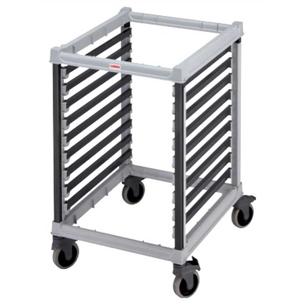 Cambro Camshelving Speckled Gray GN 2/1 Half Size Food Pan Trolley, 32.88 x 25.38 x 67.19 inch