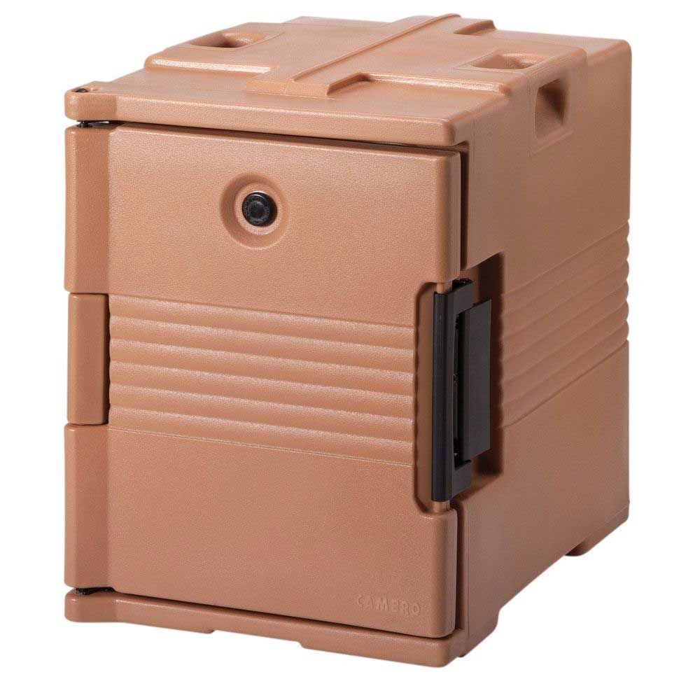 Cambro Insulated Front Loading Coffee Beige Ultra Food Pan Camcarrier with Security Package, 18 x 25 x 24 7/8 inch