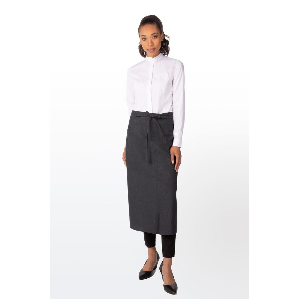Chef Works Diamond Volante Bistro Apron for Unisex, 31.5 inch Long x 40 inch Wide