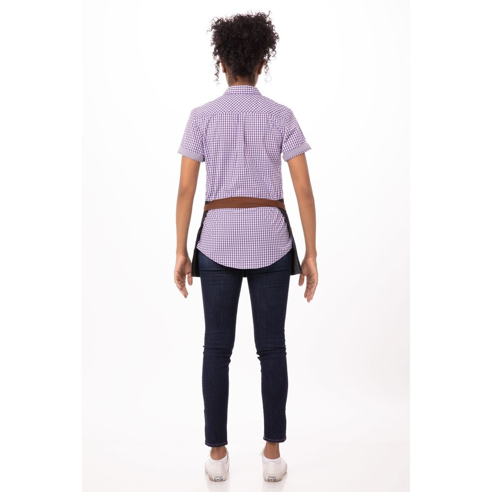 Chef Works Indigo Blue Memphis Waist Apron, 12 inch Long x 23 inch Wide