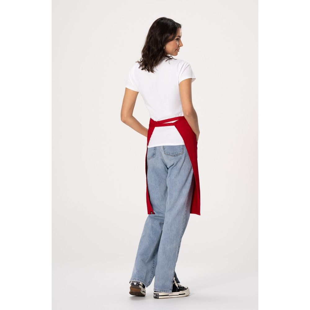 Chef Works Red Frisco Snap Butcher Apron