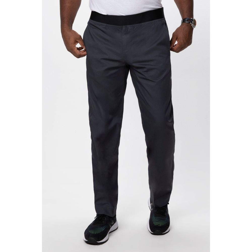 Chef Works Charcoal Medium Classic Fit Lightweight Slim Chef Pant for Men