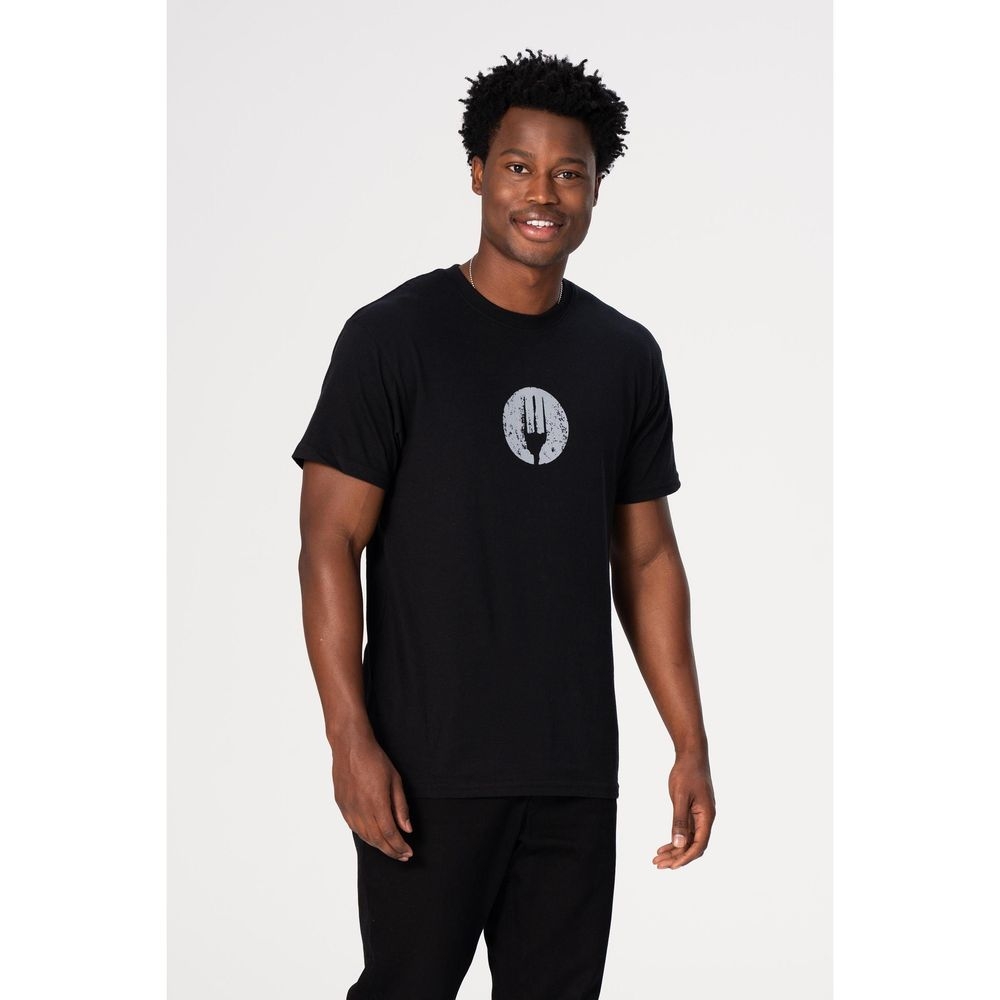 Chef Works Black Small Chef Works Logo T-Shirt for Men