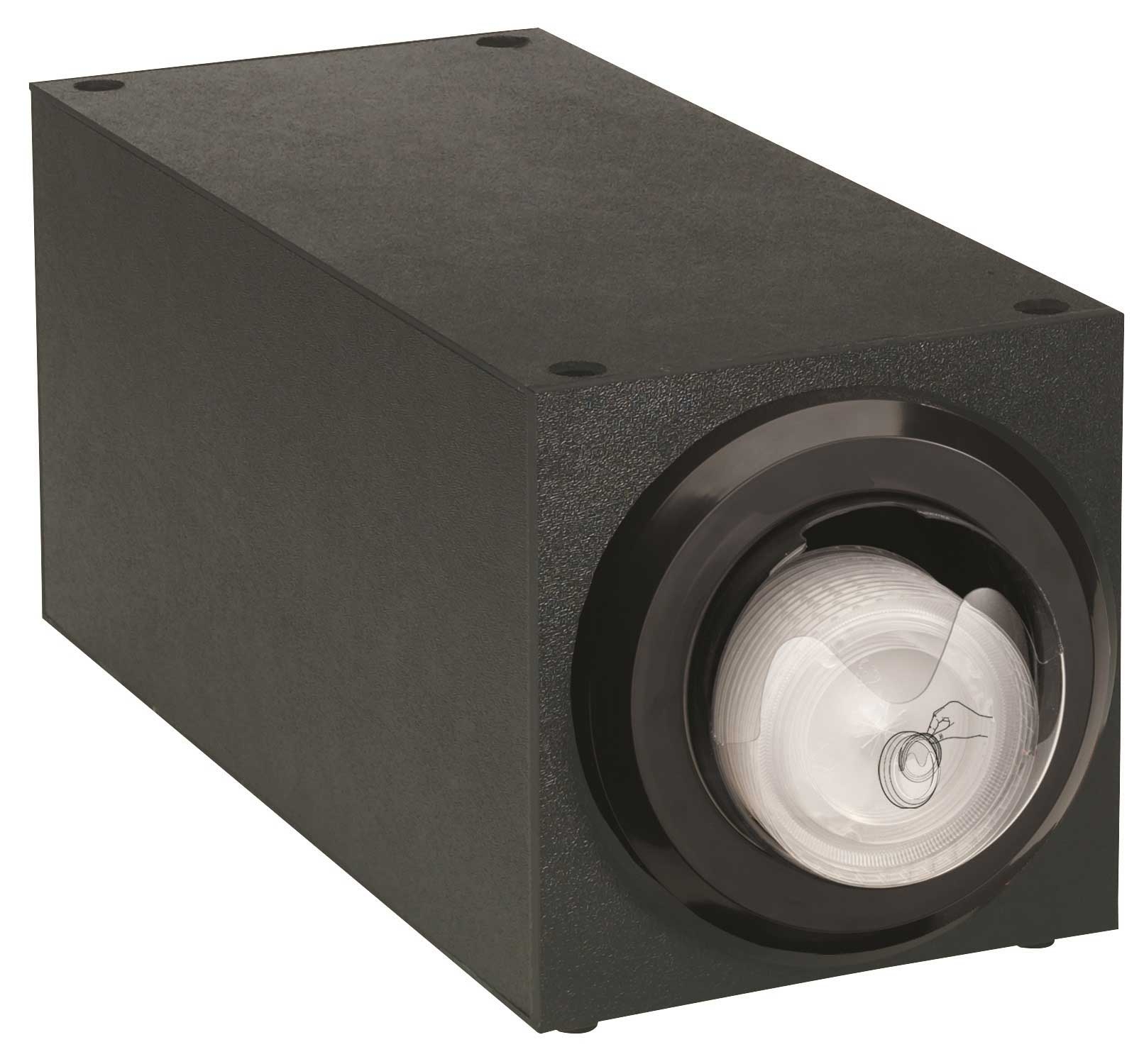 Dispense-Rite Countertop Black Polystyrene Stackable Lid Dispensing Cabinet
