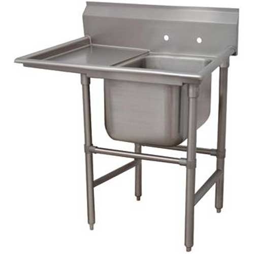 Spec-line 940 Series Stainless Steel Regaline Sink with 1 Compartment, Left Drain Board.Overall Length 58 inch.