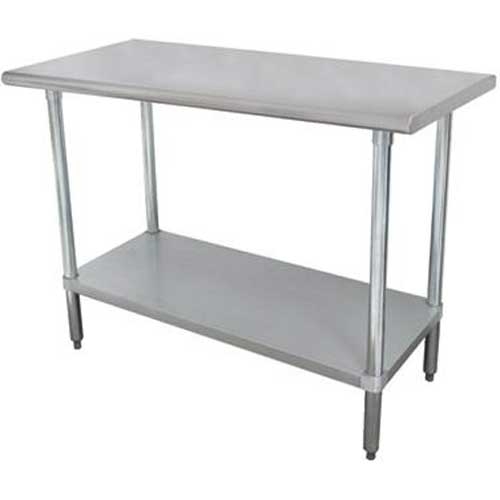 Budget Equipment Galvanised Base Mixer Stand with Undershelf, 30 x 24 inch.