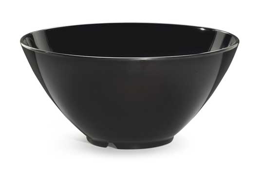 Black GET Enterprises inc San Michele Melamine Cascading Bowl, 4 Quart -- 6 per case