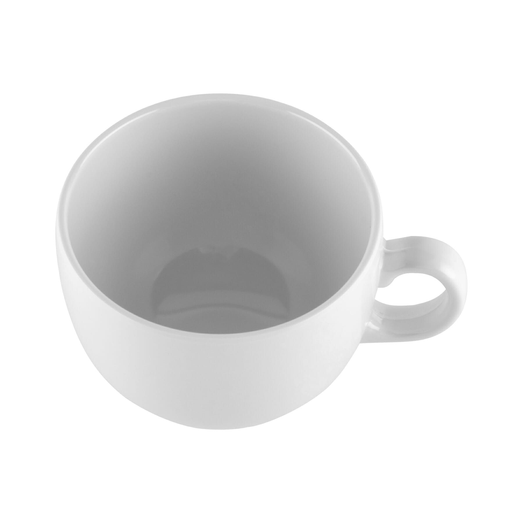 White GET Enterprises inc Bake and Brew Melamine Mug, 18 Ounce -- 12 per case.