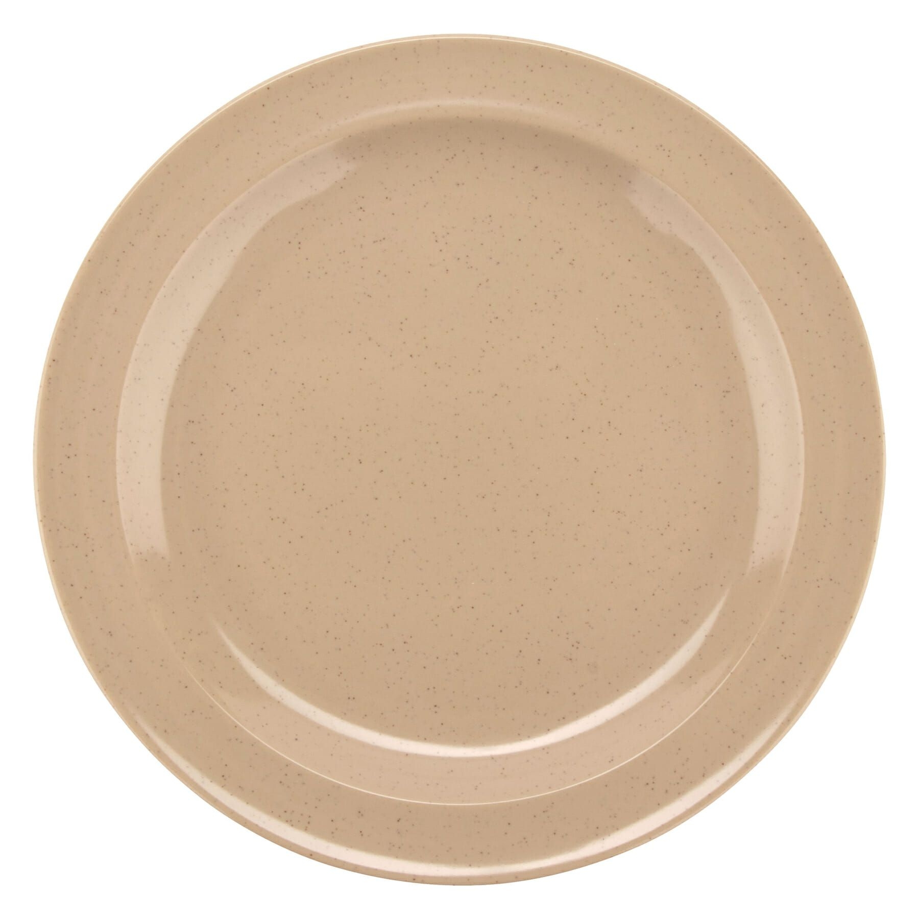 Sandstone GET Enterprises inc Supermel I Melamine Round Plate, 7.25 inch -- 24 per case.