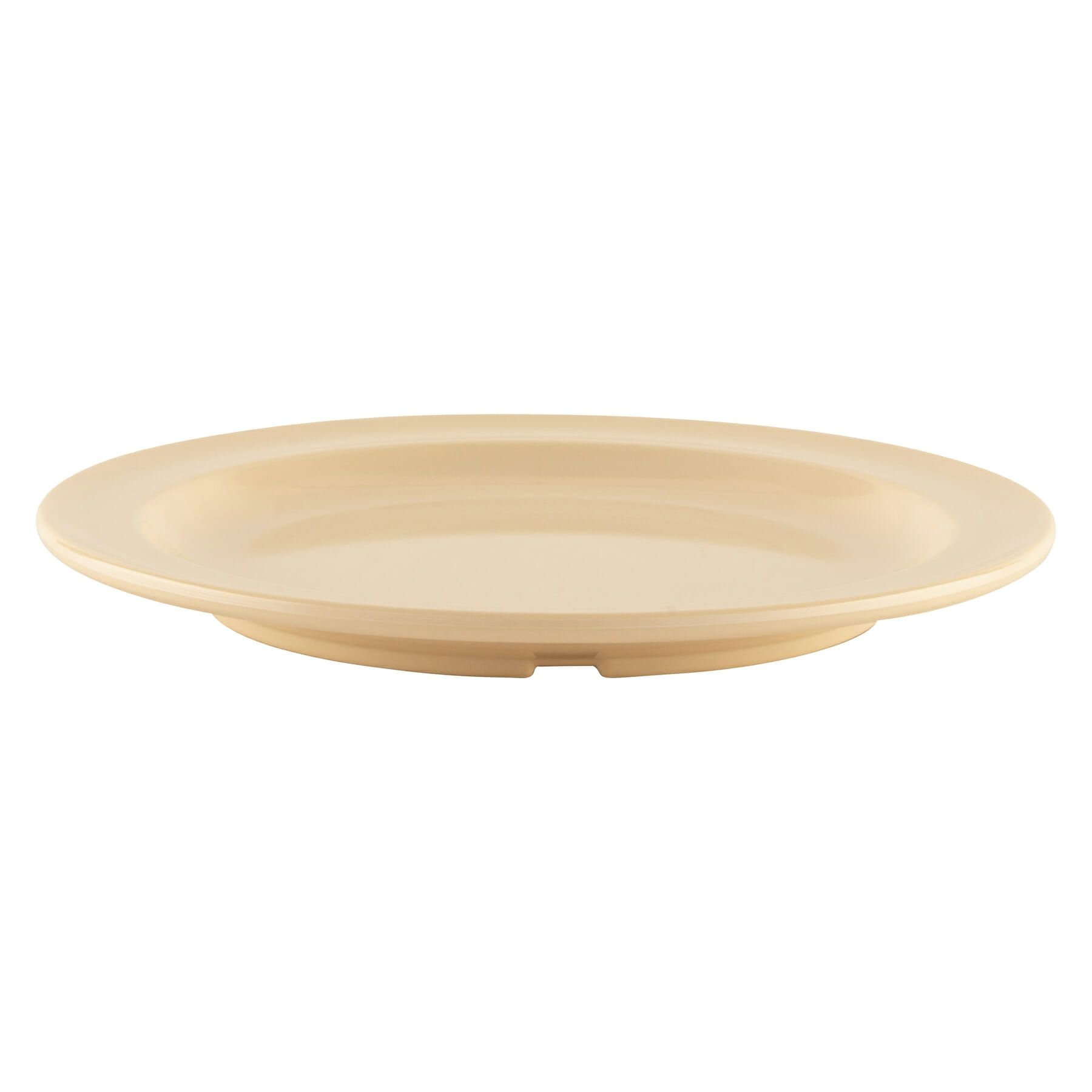 Tan GET Enterprises inc Supermel I Melamine Round Plate, 7.25 inch -- 24 per case.