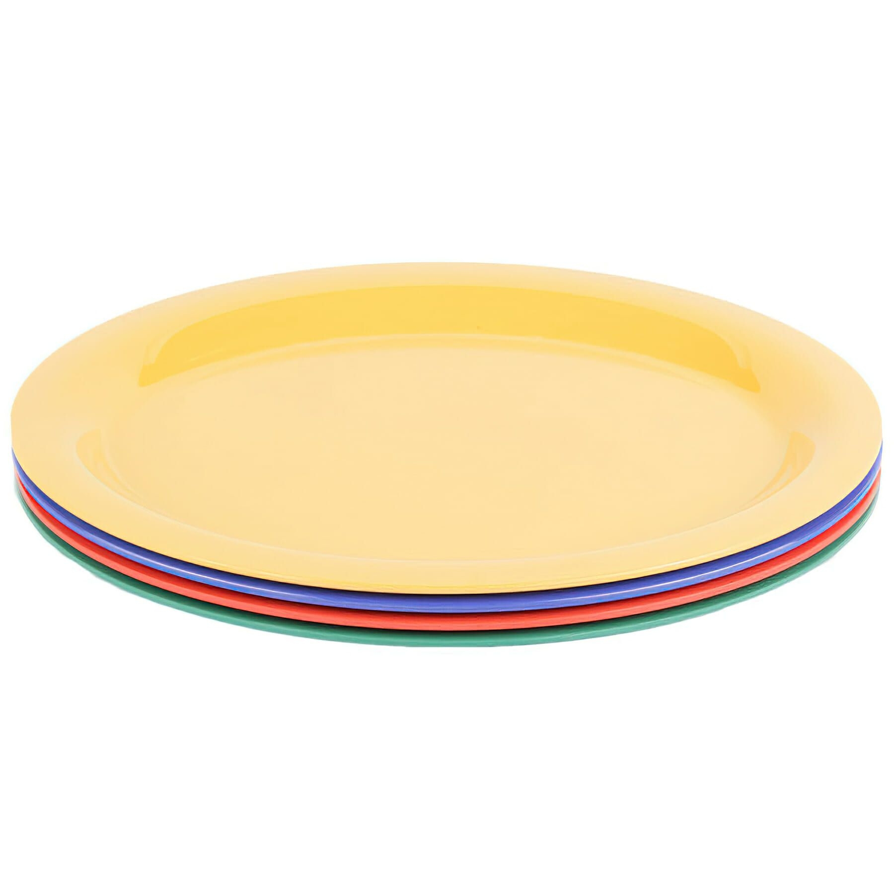 Mix GET Enterprises inc Diamond Mardi Gras Melamine Oval Platter, 13.5 x 10.25 inch -- 12 per case.