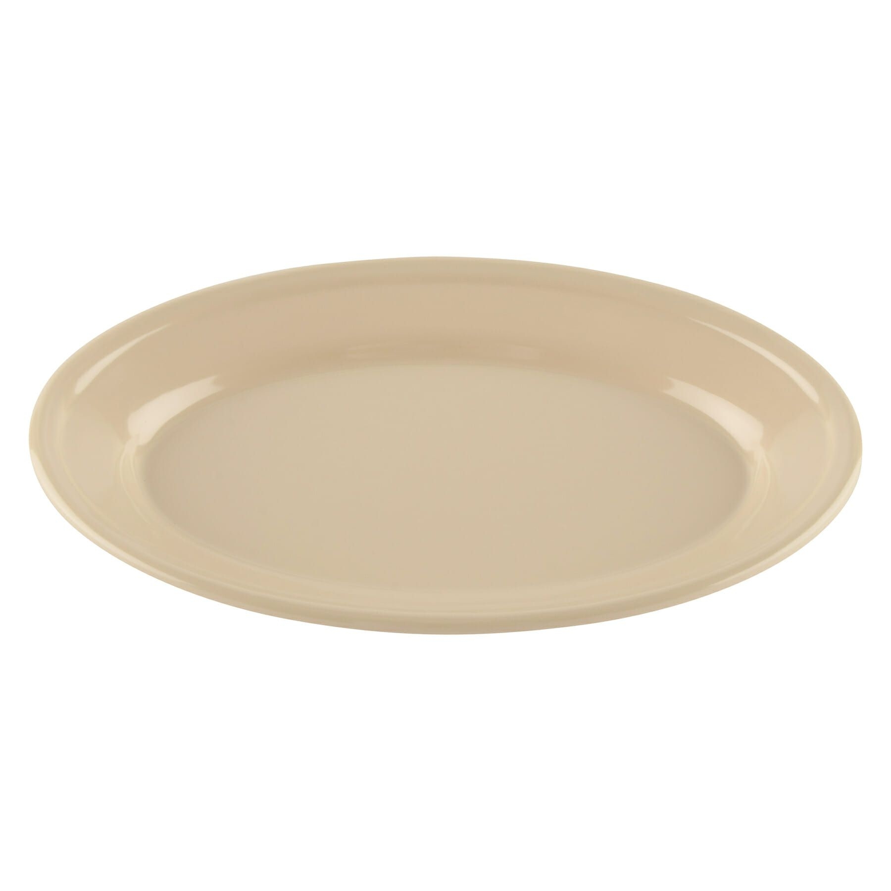 Tan GET Enterprises inc Supermel II Melamine Oval Platter, 9.25 x 6.25 inch -- 24 per case.