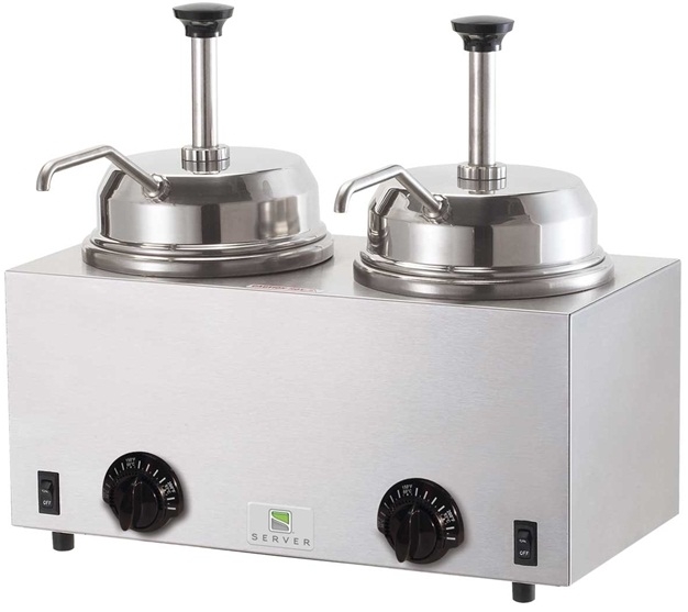 Server Euro Plug Twin Fudge Server with Pumps, 230 Volt