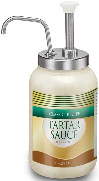 Server CP-G Stainless Steel Gallon Jar Pump with 110 mm Neck Opening