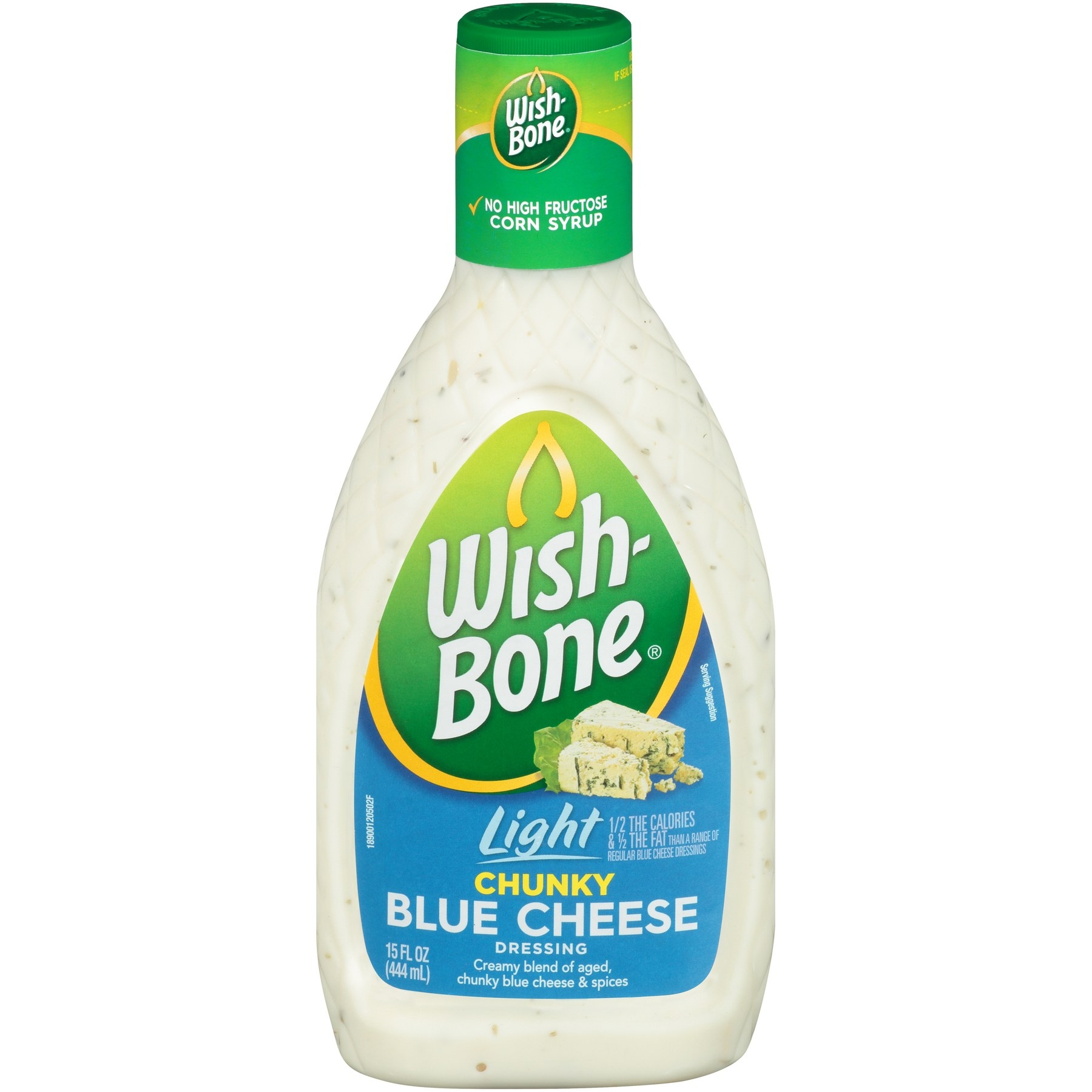 Wish Bone Light Blue Cheese Dressing, 15 Fluid Ounce -- 6 per case.
