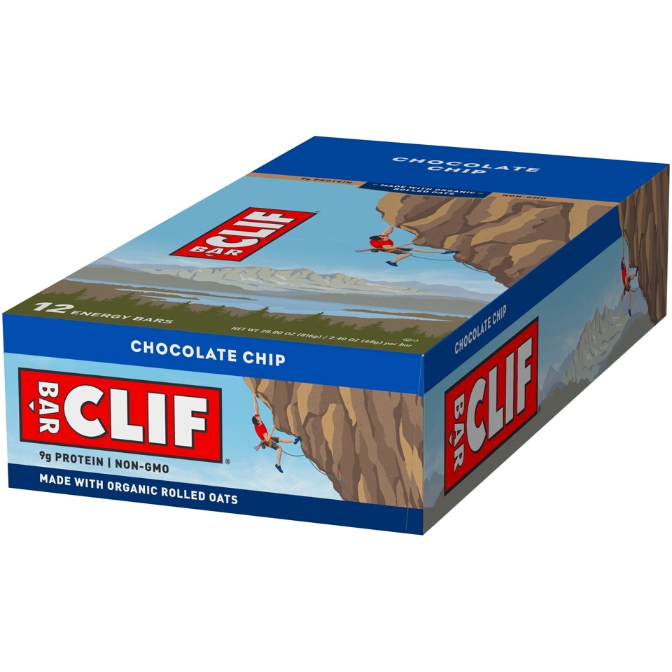 Clif Chocolate Chip Snacks Bar, 2.4 Ounce -- 192 per case.