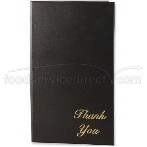 Black-Lizard Print Risch Hardback Guest Check Cover -- 6 per case.