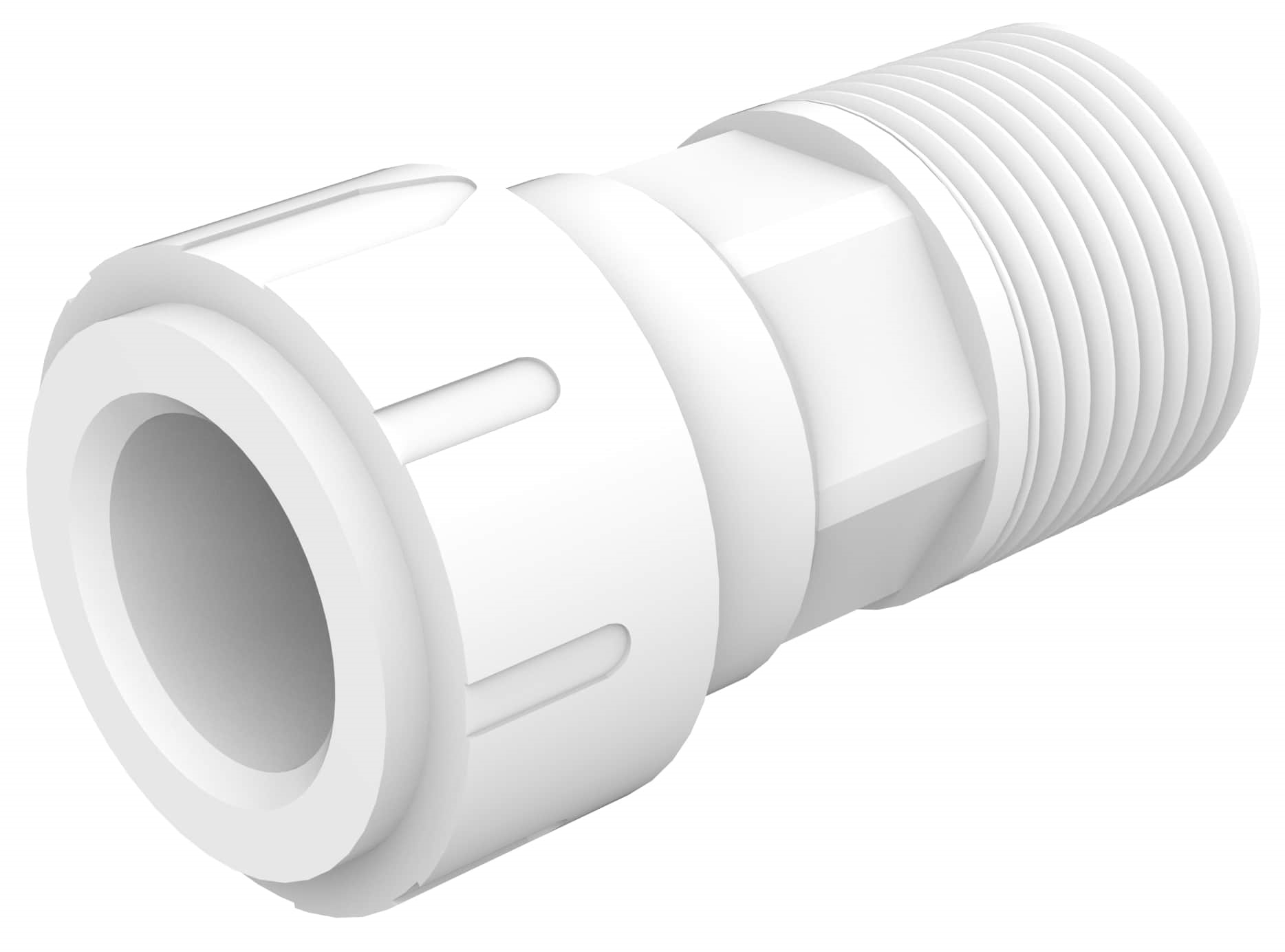 Krowne Royal Series Acetal HydroSift Adapter for Water Filters, 2.25 inch Length