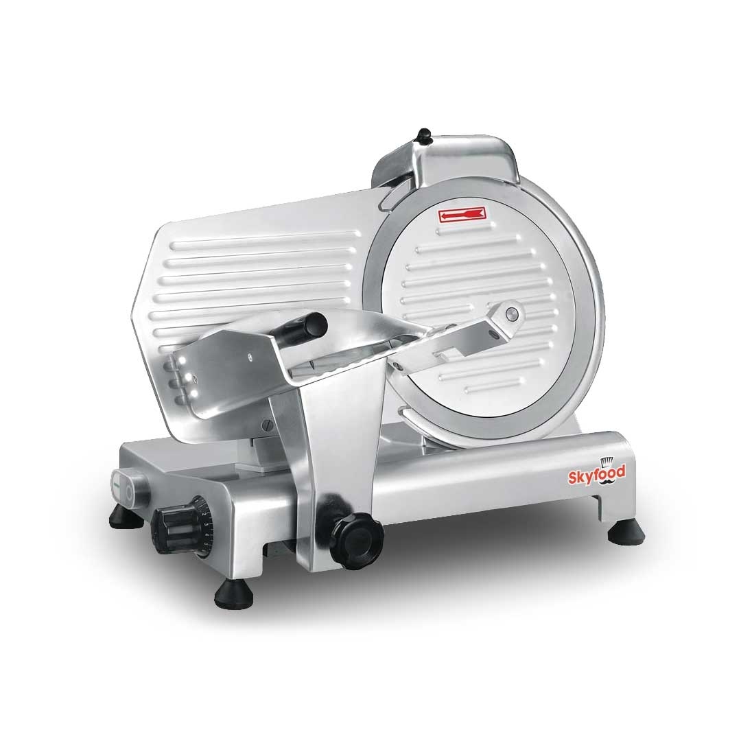 Skyfood 110 Volt Economy Slicer with Stainless Steel Blade, 9 inch Dia.