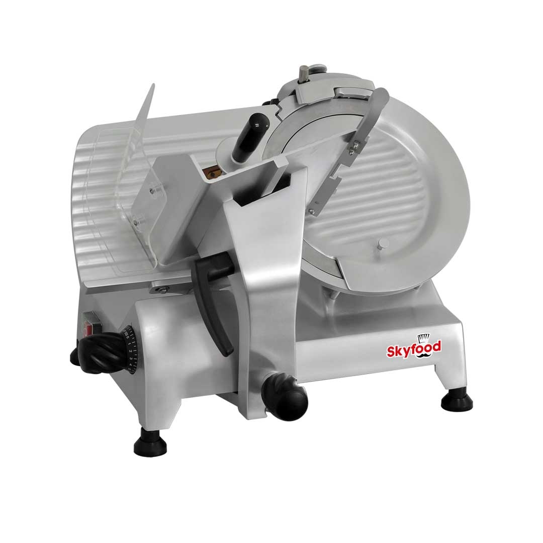 Skyfood 110 Volt Economy Slicer with Chromium Plated Steel Knife, 8 inch Dia.