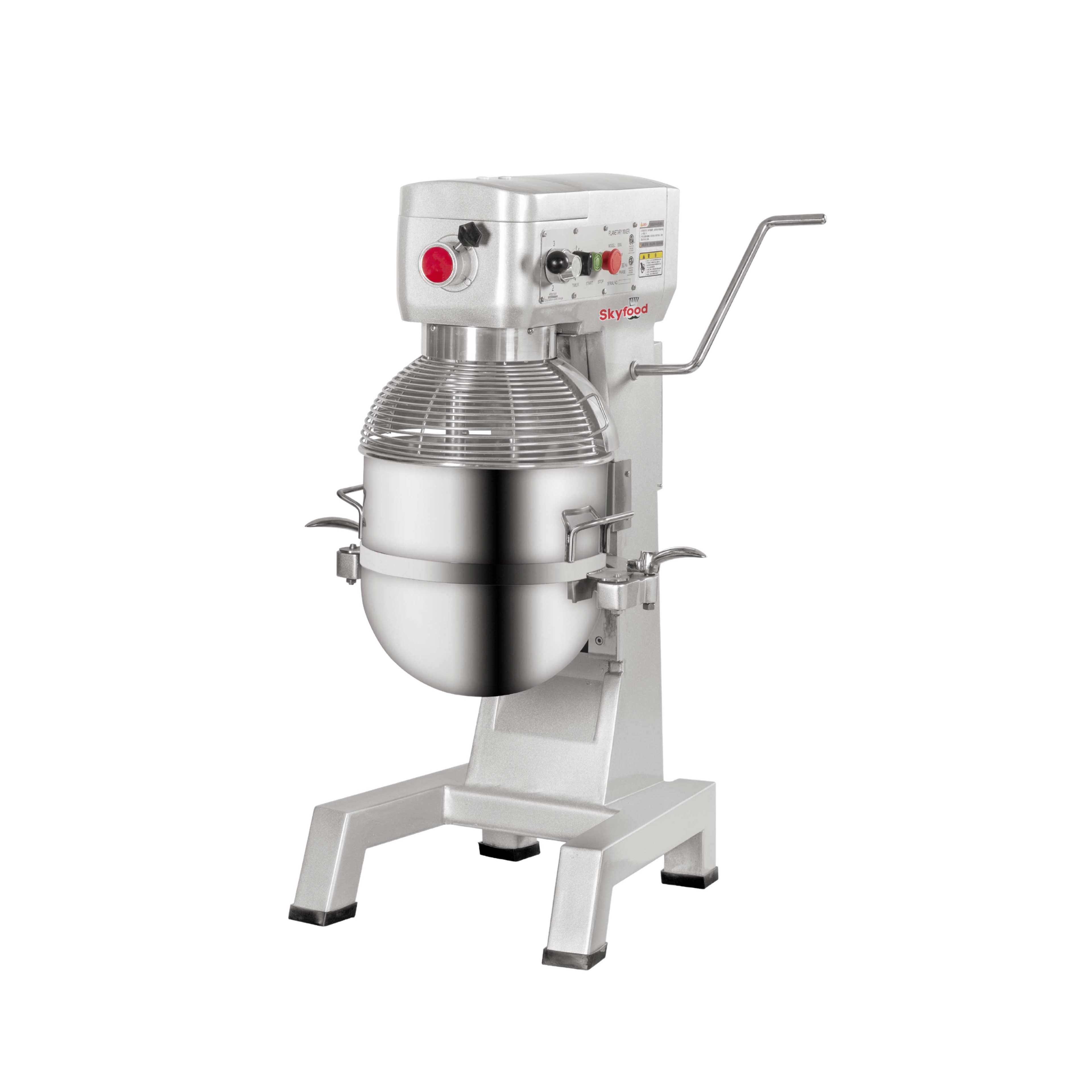 Skyfood 30 Quart Floor Model Planetary Mixer, 24.4 x 27.35 x 46.15 inch