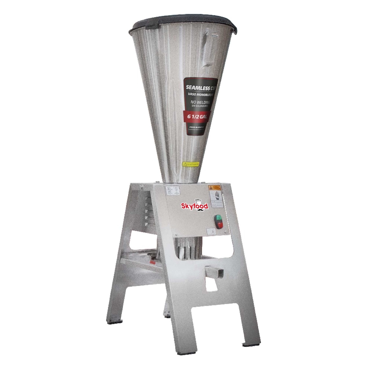 Skyfood Floor Model Stainless Steel Base Food Blender, 16 1/8 x 20 5/8 x 46 3/8 inch