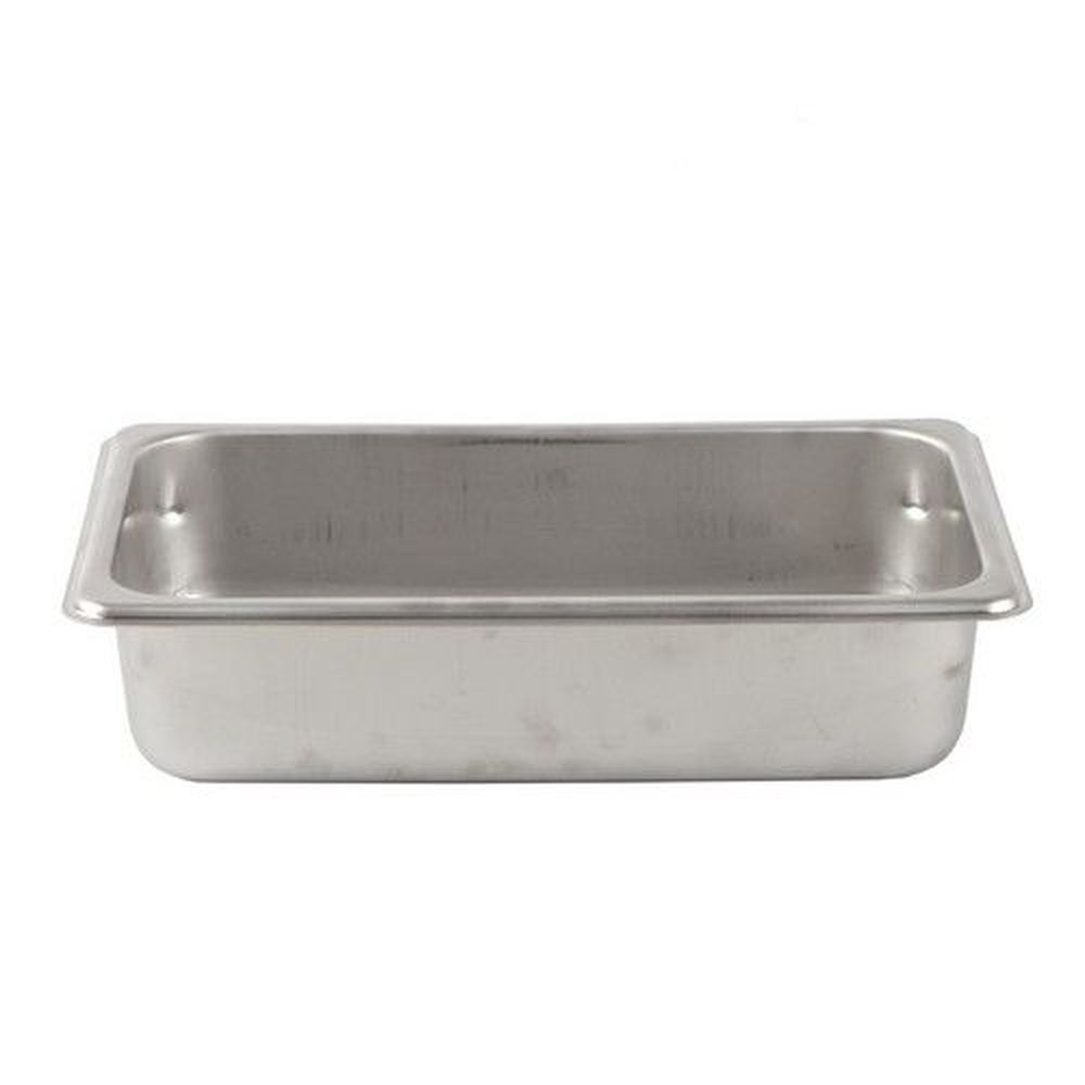 Vollrath 20429 Super Pan V Stainless Steel Fourth Size Steam Table Pan, 2.5 inch Deep