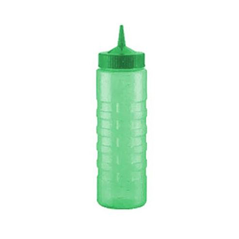 Vollrath 4924CJ-191 Vista Green Translucent Wide Mouth Squeeze Bottle Only, 24 Ounce Capacity