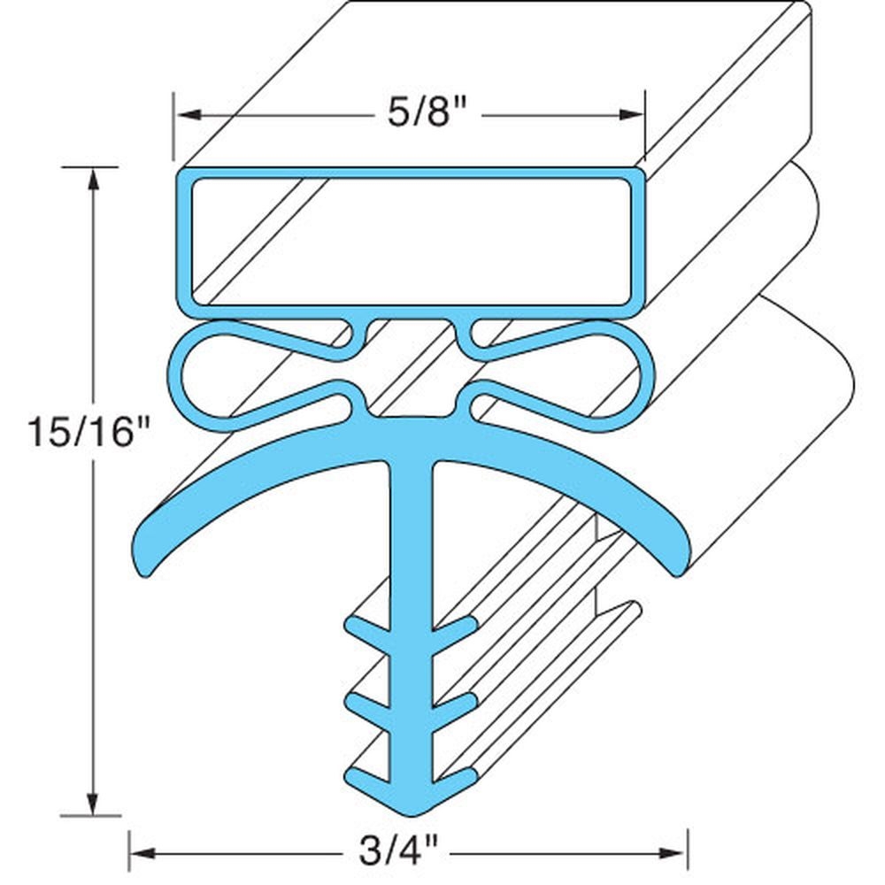 Bally BAL016546 Door Gasket, 77 3/4 x 33 5/8 inch