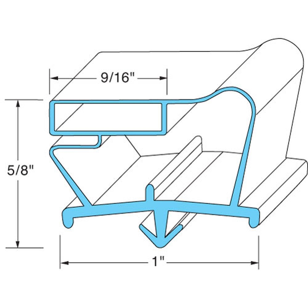 Beverage Air BEV712-012D-05 Door Gasket, 7 x 28 13/16 inch