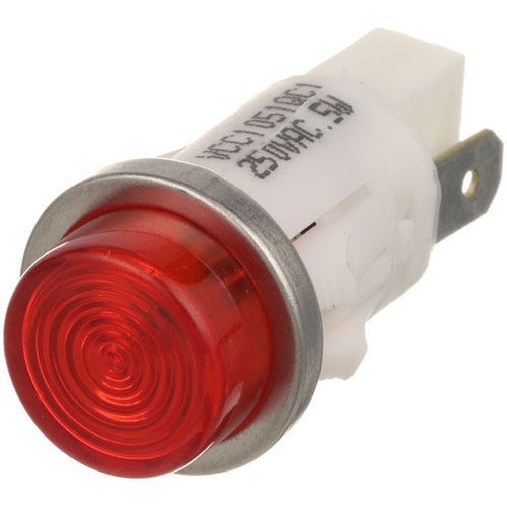 Blodgett Red 250V Signal Light Fits 1/2 inch Hole for Blodgett Part Number 16037
