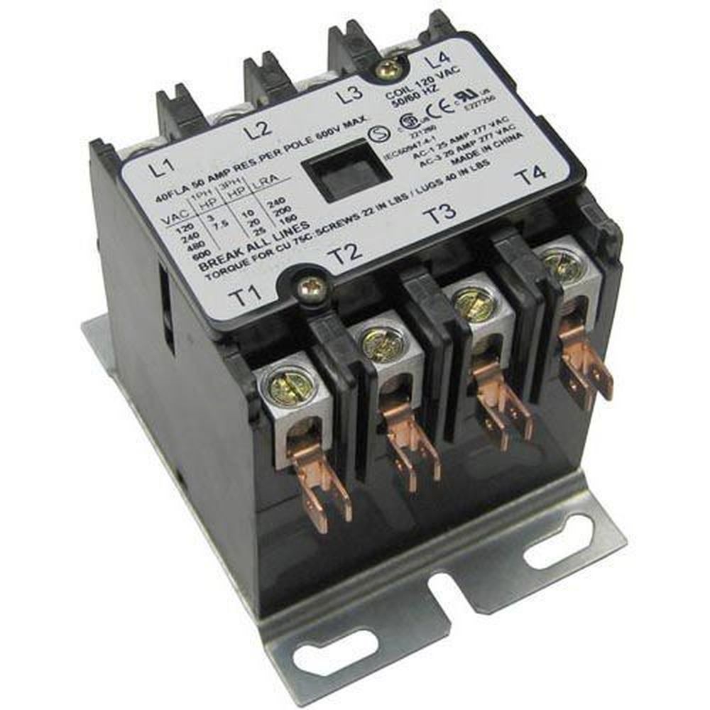 Cleveland 120 Volts 4 Pole Hartland Contactor for Cleveland Part Number 101899, 40A/50A