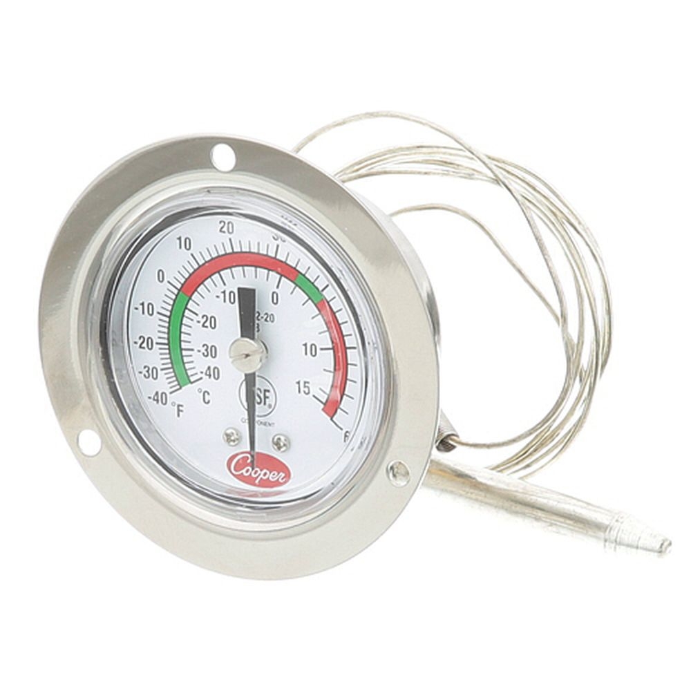 Cooper Thermometer CPR6142-20-3 -40° to 60°F Refrigerator/Freezer Thermometer