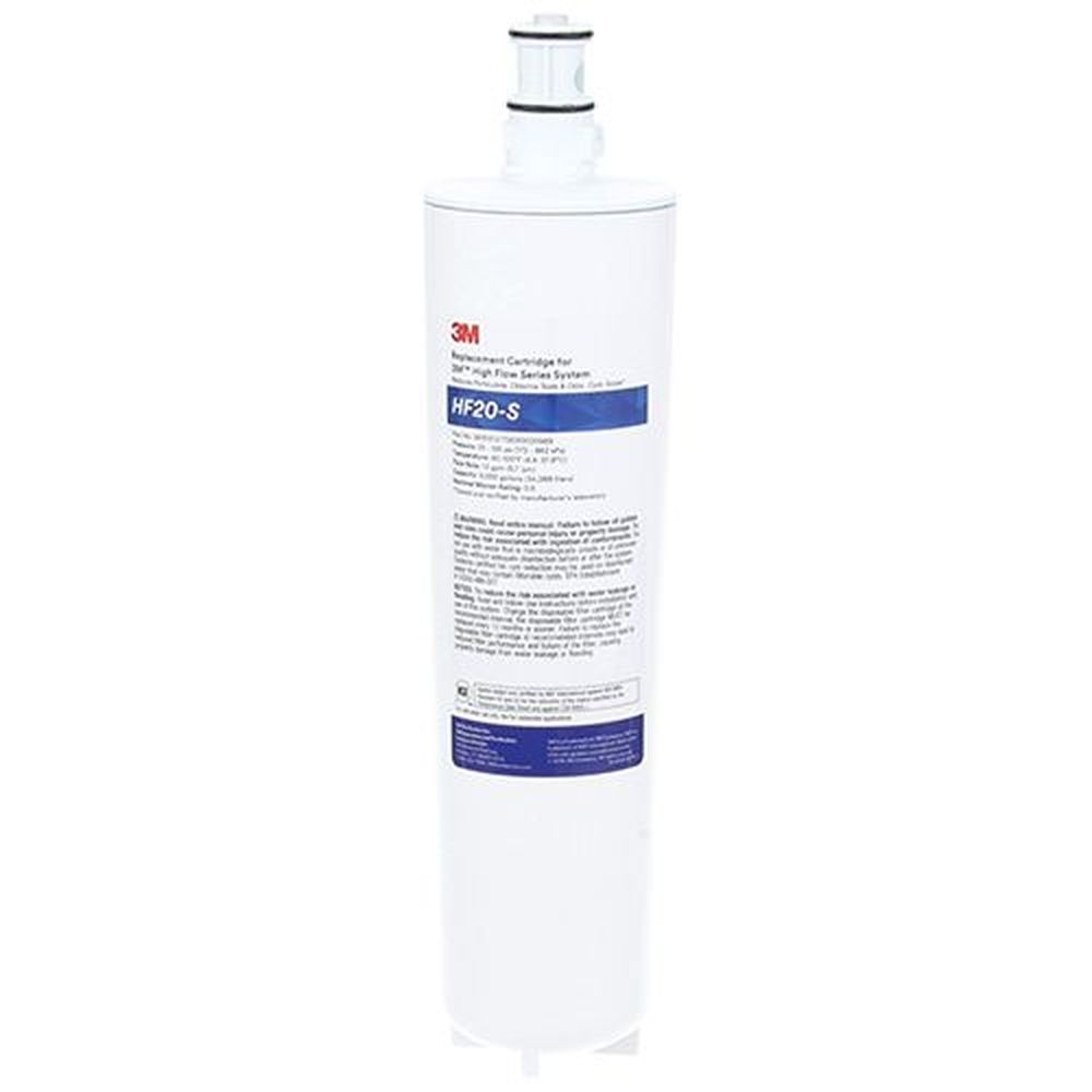 Cuno CUN56151-03 HF20-S High Flow Series Ice Machine Replacement Water Filter Cartridge with Scale Inhibitor