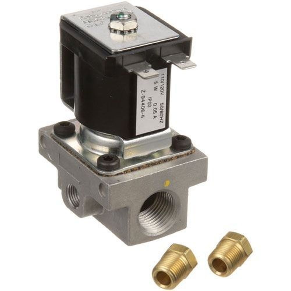 Dynamic Cooking Systems 3/8 inch FPT Natural / LP Gas Solenoid Valve for Dynamic Cooking Systems Part Number 16110