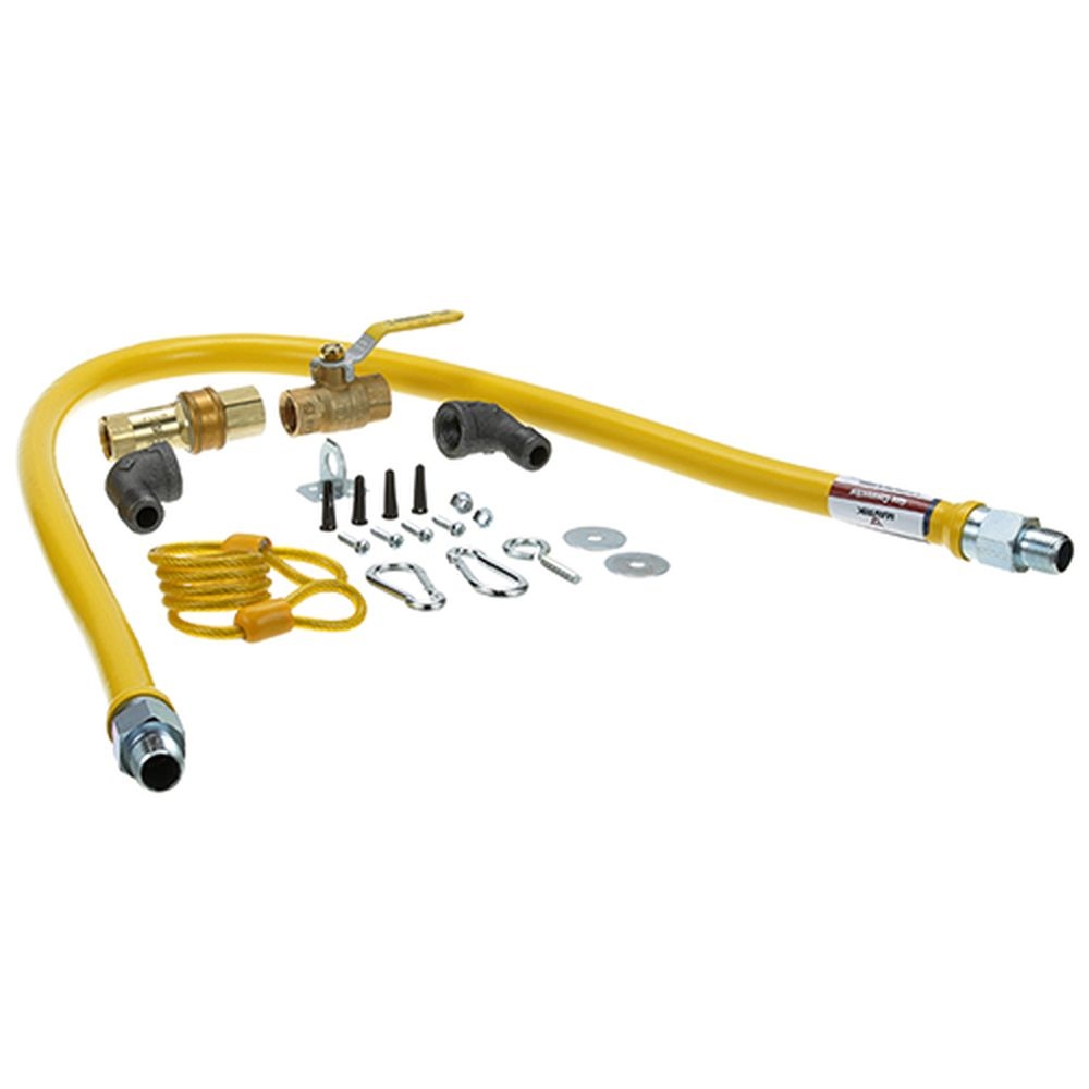 Dormont DOR34-S0289-48 Gas Hose Kit, 1/2 x 48 inch