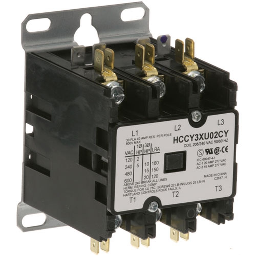 Stero STRP47-5502 Hartland 208/240 Volt 3 Pole Contactor