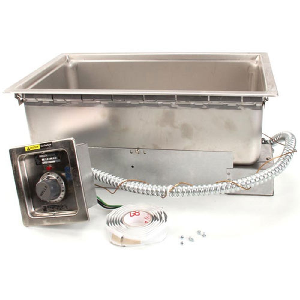 Wells WEL5P-SS206TDU Built-In Thermostatic Single Pan Warmer with Drain